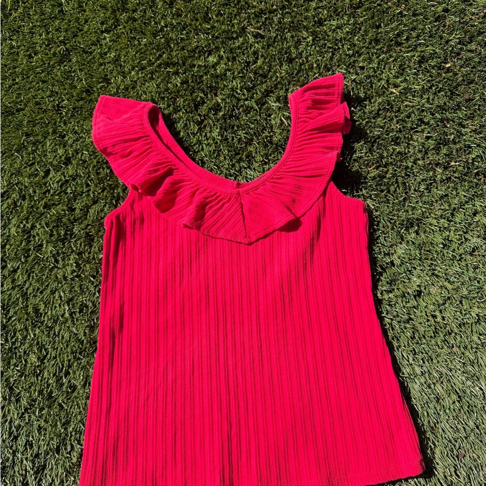 Ann Taylor Ruffle Blouse